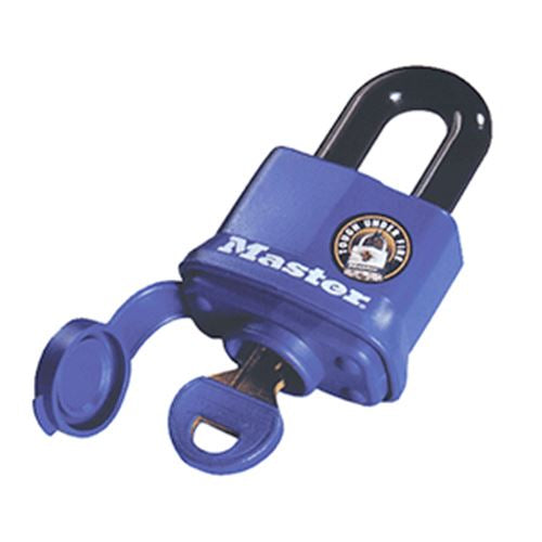 Buy Master Lock 312TRI Company 3Pk Padlock w/Blue Shell - Hitch Locks