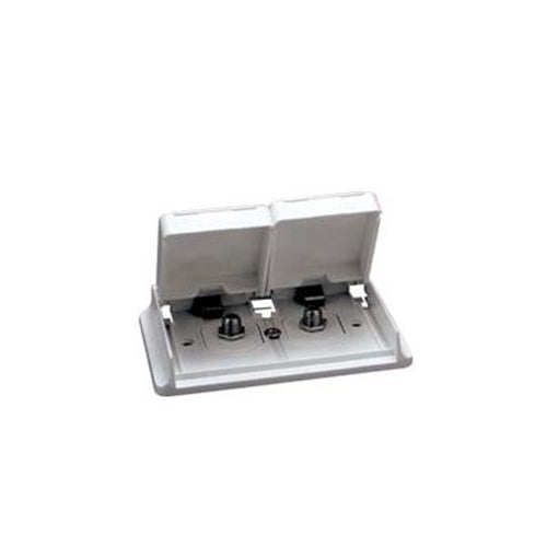 Buy Prime Products 086302 Outdoor TV Outlets Dual Colonial White -