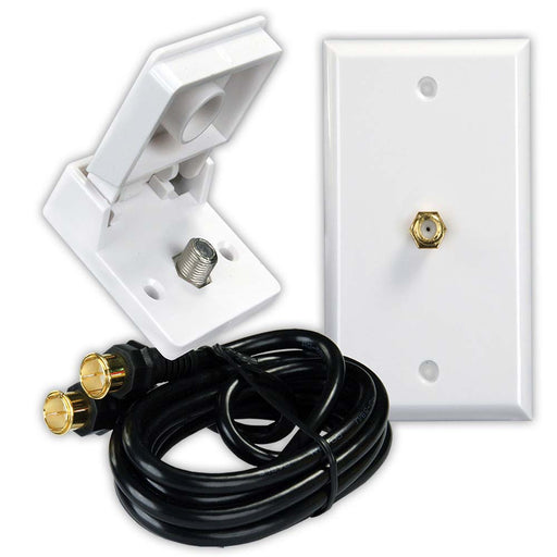 Buy JR Products 47815 Interior/Exterior Cable TV Installation Kit Wt -