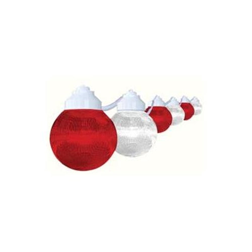 Buy Polymer 168101523P 6-Light Globes Red/White - Patio Lighting Online|RV