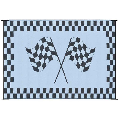 Buy Ming's Mark RF6091 Checkered Patio Mat 6X9 Black/White - Camping and