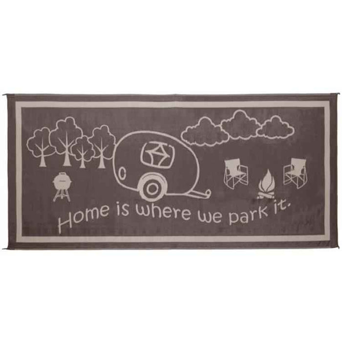Buy Ming's Mark RH8111 RV/Home Patio Mat 8X11 Black/White - Camping and