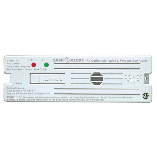 Buy Safe-T-Alert 35-741-WT LP/CO Alarm Surface Mount White - Safety and
