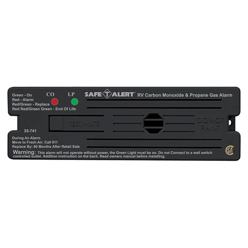 Buy Safe-T-Alert 35-741-BL LP/CO Alarm Surface Mount Black - Safety and