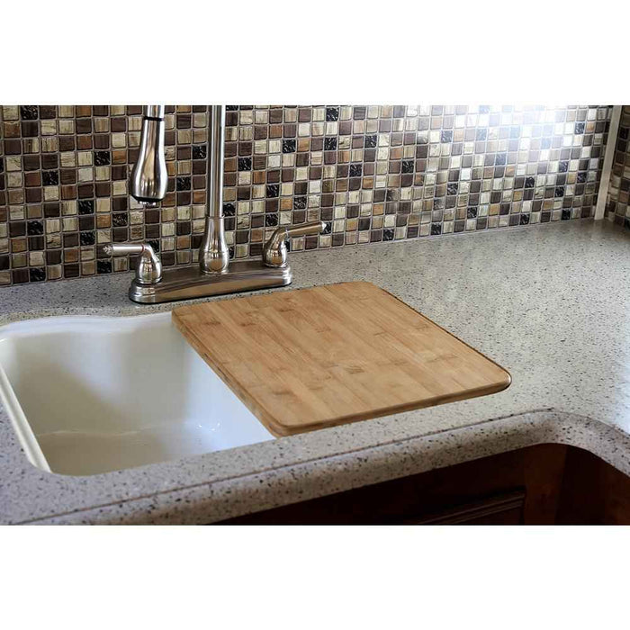 Buy Camco 43437 RV and Marine Sink Cover Bamboo Wood - Sinks Online|RV