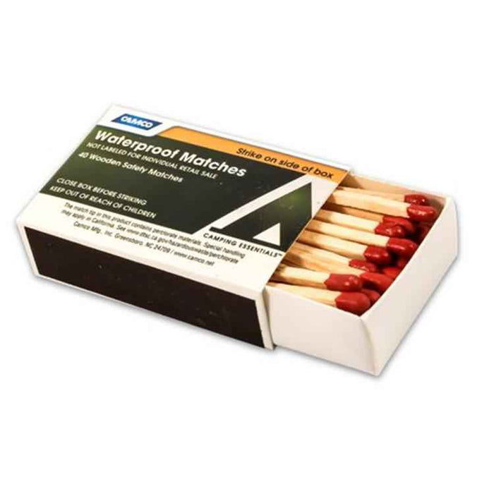 Buy Camco 51086 Waterproof Wooden Safety Match - Box of 4 - Camping and