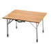 Buy Camco 51893 Bamboo Folding Table Adjustable - Camping and Lifestyle