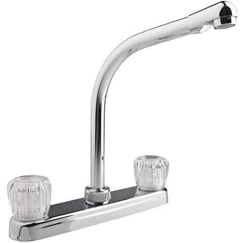 Buy Dura Faucet DF-PK210A-CP Hi-Rise RV Kitchen Faucet - Faucets Online|RV