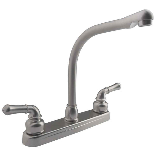 Buy Dura Faucet DF-PK210C-SN Hi-Rise RV Kitchen Faucet - Faucets Online|RV