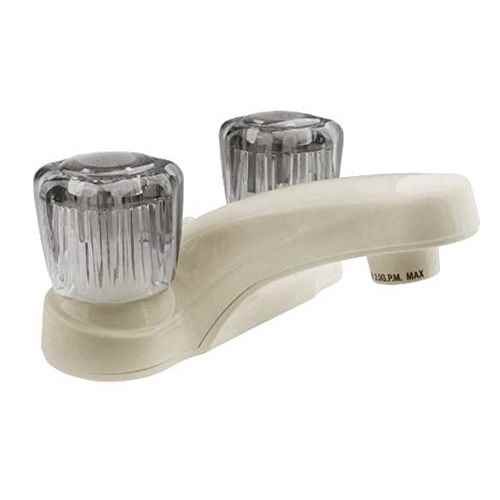 Buy Dura Faucet DF-PL700S-BQ Lav Faucet w/Smoked Handles Bisque - Faucets