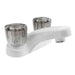Buy Dura Faucet DF-PL700S-WT Lav Faucet w/Smoked Handles White - Faucets