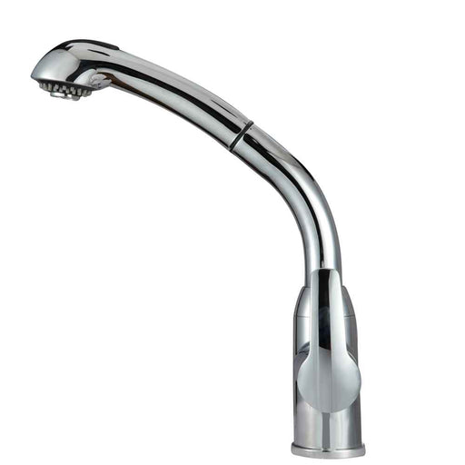 Buy Dura Faucet DFNMK861CP Hi-Rise Pull-Out RV Kitchen - Faucets Online|RV