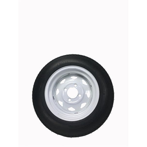 Buy Americana 30540 480-12 Tire B/4H Trailer Wheel Spoke White Striped -