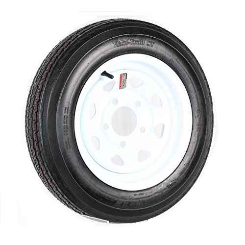 Buy Americana 30580 480-12 Tire B/5H Trailer Wheel Spoke White Striped -