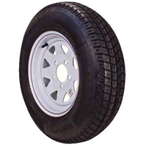 Buy Americana 30820 530-12 Tire C/5H Trailer Wheel Spoke White Striped -