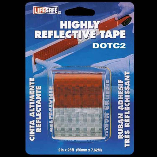 Buy Top Tape RE2125 Reflective Tape Red/Silver - Towing Electrical