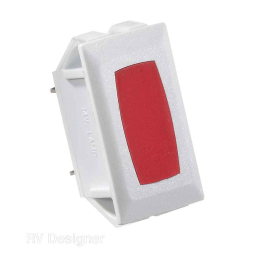 Buy RV Designer S365 White w/Red Indicator Lights - Switches and
