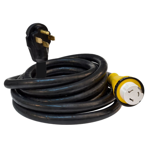 Buy Valterra A105025EDB 50A 25' Detachable Cord Black Bulk - Power Cords