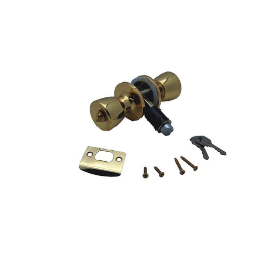 Buy AP Products 013220 Entrance Knob Lock Set - Pb - Doors Online|RV Part