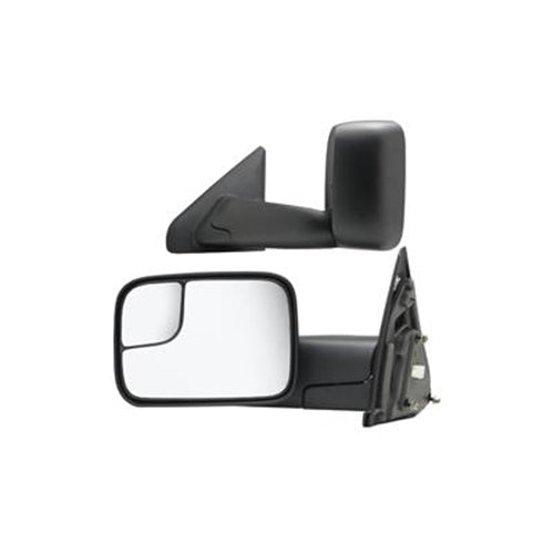 Buy K-Source 6011314C 1 Pair Foldaway Mirrors - Black - Towing Mirrors