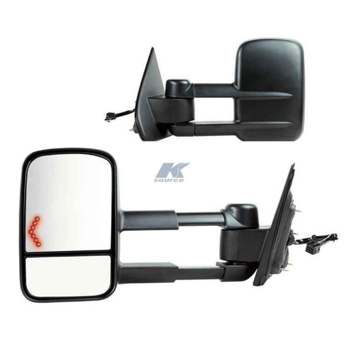 Buy K-Source 6213536G OEM Towing Mirrors GM 2014 Pair - Towing Mirrors