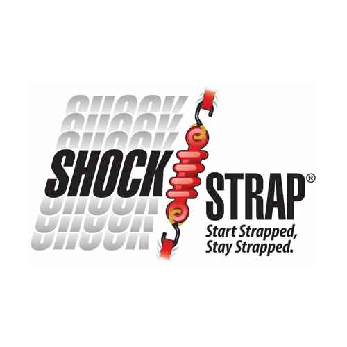 Buy Shockstrap 2STR Tie Down Strap Extenders 2 Straight 2 Soft Ties Red -
