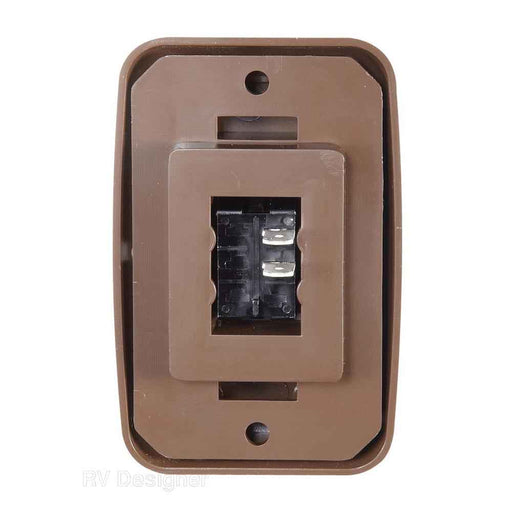 Buy RV Designer S631 Contoured Wall Switch Brw - Switches and Receptacles