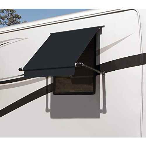 Buy Carefree WG0454E4EB Simply Shade DIY Window Awnings 4.5 ft. Black -