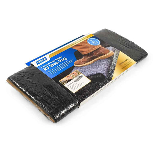 Buy Camco 42966 42966 Black Premium Wrap Around RV Step Rug PVC Material