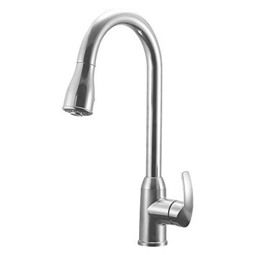 Buy Dura Faucet DFNMK508SN Single Handle Pull Dn Kitchen Br S.N - Faucets