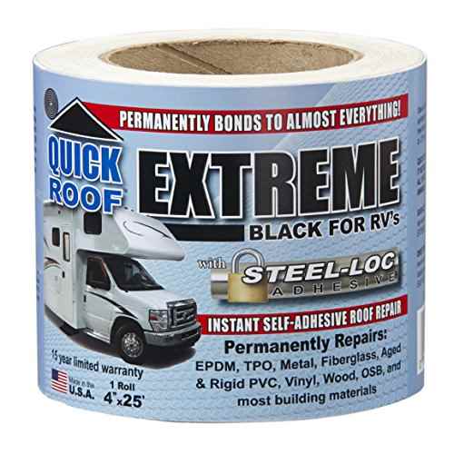 Buy Cofair Products BUBE425 4"X25' Quick Roof Extreme - Black - Roof