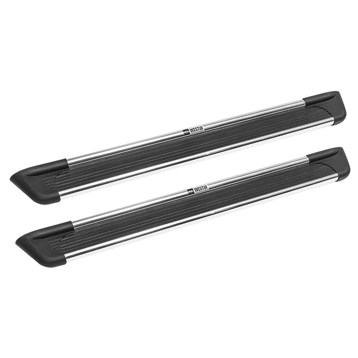 Buy Westin 276120 Alum Boards Clear 72" - Running Boards and Nerf Bars