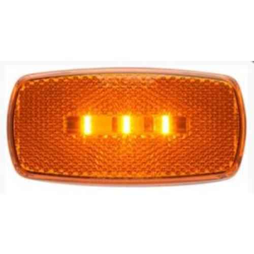 Buy Optronics MCL32ABBP LED Clearance/Marker Light Oval Black Base Amber -