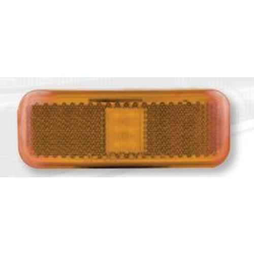 Buy Optronics MCL40ABP LED Mark Rectangular 2 Diode Two Wire Amber -