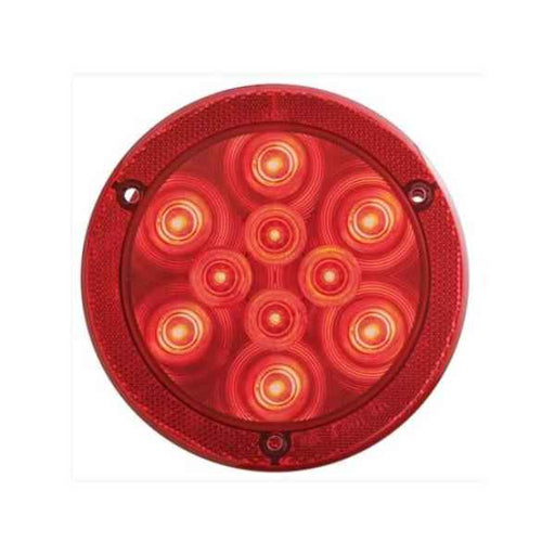 Buy Optronics STL43RBXP 10 LED Stop/Turn/Tail 4 In Reflex Flange Mount Red