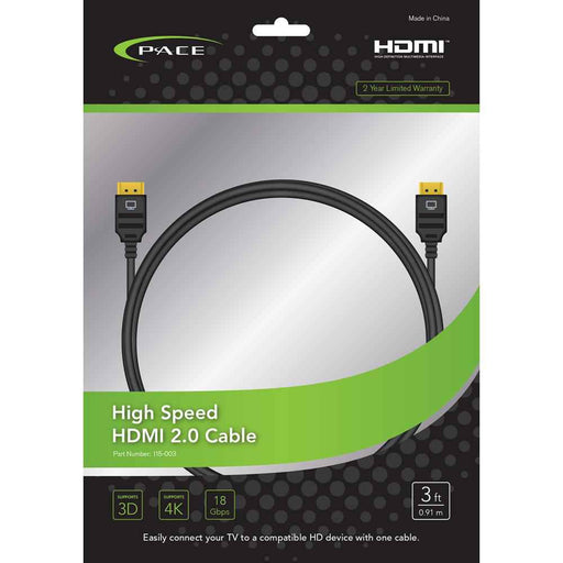 Buy Pace International 115003 Pace - 3Ft HDMI Cable - Televisions