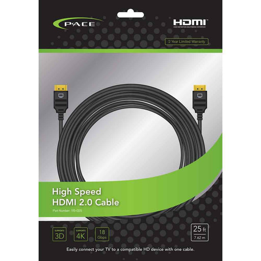 Buy Pace International 115025 Pace - 25Ft HDMI Cable - Televisions