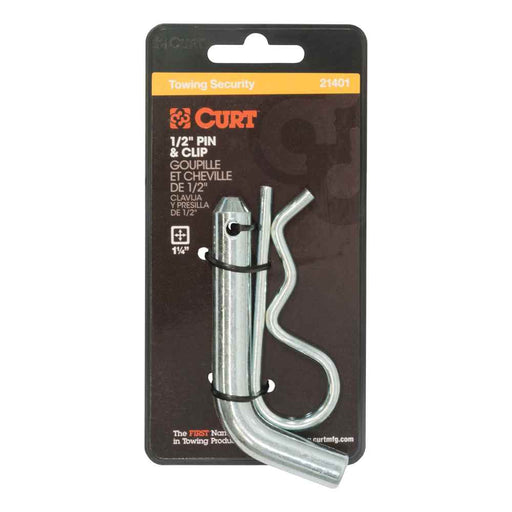 Buy Curt Manufacturing 21401 1/2" Hitch Pin (1-1/4" Receiver, Zinc