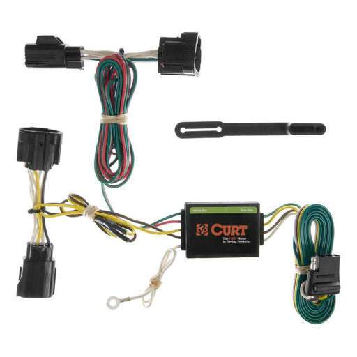 Buy Curt Manufacturing 55414 Custom Wiring Harness (4-Way Flat Output) -
