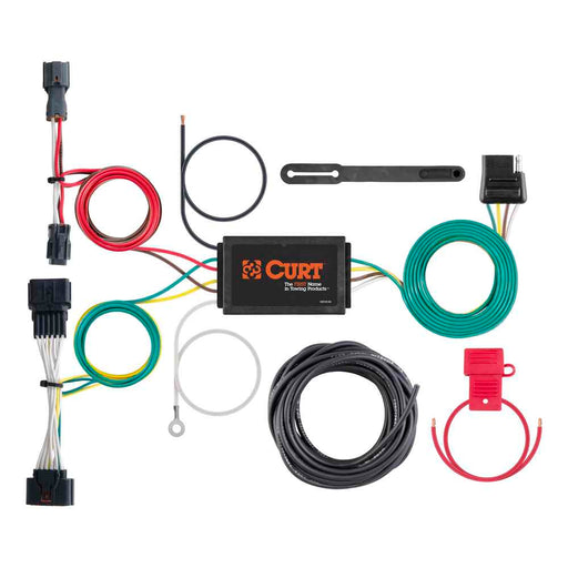 Buy Curt Manufacturing 56321 Custom Wiring Harness (4-Way Flat Output) -