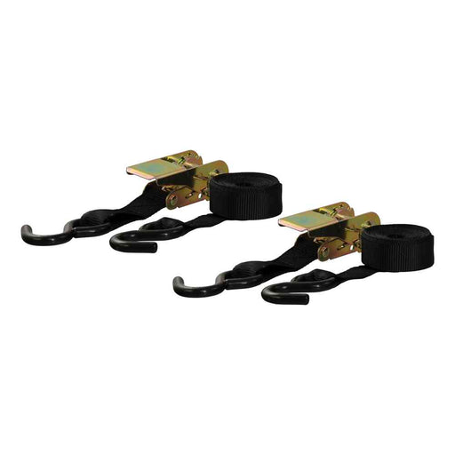 Buy Curt Manufacturing 83009 10' Black Cargo Straps with S-Hooks (500