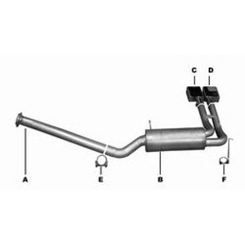 Buy Gibson Exhaust 65518 SUPER TRUCK SS EXH - Exhaust Systems Online|RV