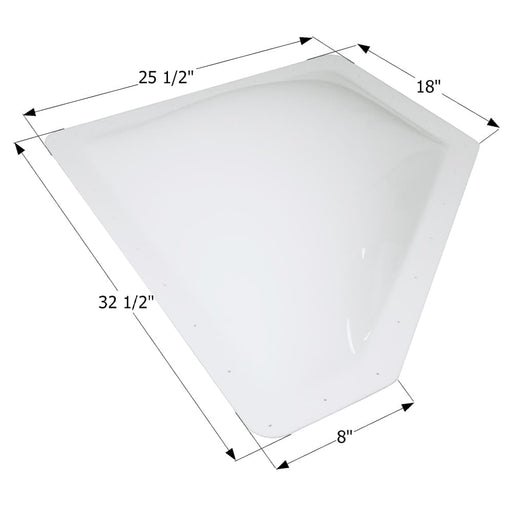 Buy Icon 12594 Neo-Angle Skylight - White - Skylights Online|RV Part Shop