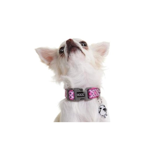 Buy Doog USA COLPBSL COLLAR PINK/BLK STAR-LG - Pet Accessories Online|RV
