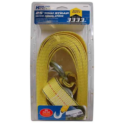 Buy Highland 1014900 2"X 25' TOWSTRAP W/HOOKS - Towing Accessories