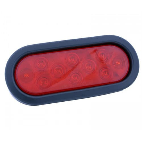 Buy Valterra 52434 6" LED OVAL RED STOP TAIL - Towing Electrical Online|RV