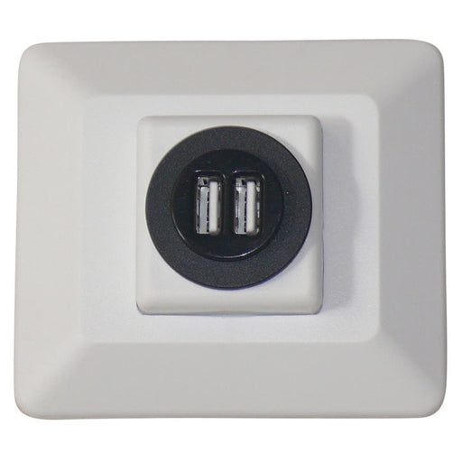 Buy Valterra 61031USB BL 12V METAL OUTLET CAP - Switches and Receptacles
