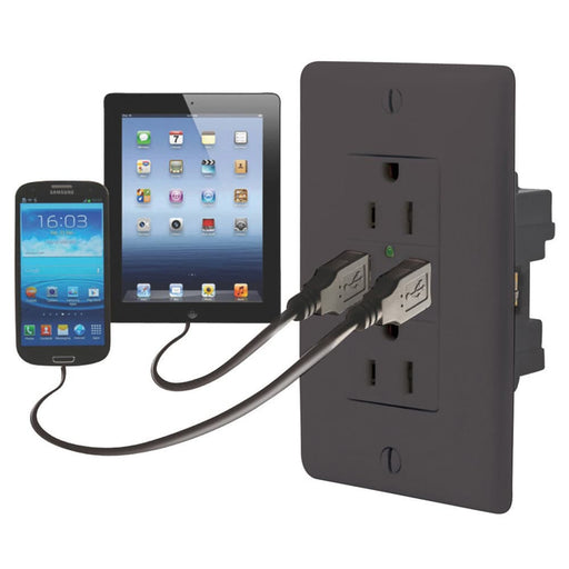 Buy Valterra 61072USB 120V DOUBLE USB CHARGER D - Switches and Receptacles