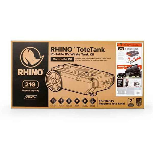 Buy Camco 39002 Rhino Heavy Duty 21 Gallon Portable Waste Holding Tank -