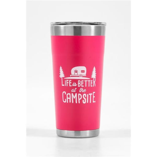 Buy Camco 53061 Life is Better at The Campsite Stainless Steel 20 oz.